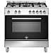 Cucina Elettrica FTR855EXV 5 Fuochi a Gas Forno Elettrico Multifunzione Termoventilato Classe A 80cm Colore Acciaio Inox - Foto miniatura 1