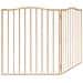 Cancello per Cani Pieghevole 2 Pannelli 160 cm Legno di Pioppo - Foto miniatura 6