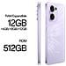 Reno13 FS 5G 512GB 12GB Ram Display 6.67" Main Camera 50MP Dual Nano Sim USB Type-C Snapdragon 6 Gen 1 5800 mAh Plume Purple - Foto miniatura 5