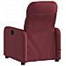 Lusso Casadino -  Poltrona Massaggiante Reclinabile Elettrica Rosso Vino Tessuto - Foto miniatura 3