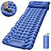 Materassino Gonfiabile Per Campeggio Ed Escursionismo Blue - Foto miniatura 1