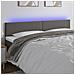 Testiera a LED Grigio 160x5x78/88 cm in Similpelle - Foto miniatura 2