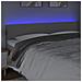 Testiera a LED Grigio 160x5x78/88 cm in Similpelle - Foto miniatura 3