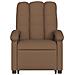 Poltrona Alzapersona Reclinabile Elettrica Marrone Tessuto - Foto miniatura 8