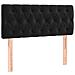 Letto a Molle con Materasso e LED Nero 120x190 cm in Velluto - Foto miniatura 9