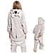 Pigiama Per Bambini Kigurumi Onesie Costume Koala Grigio 125-135 Cm - Foto miniatura 3