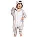 Pigiama Per Bambini Kigurumi Onesie Costume Koala Grigio 125-135 Cm - Foto miniatura 5