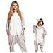 Pigiama Per Bambini Kigurumi Onesie Costume Koala Grigio 125-135 Cm - Foto miniatura 6