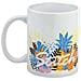 Tazza In Ceramica 325 Ml Adattamento Collezione Stitch Ananas, Bianco - Foto miniatura 5