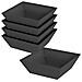 Vaso a Ciotola da Giardino 5 pcs Nero 50 x 50 x 15 cm Acciaio - Foto miniatura 1