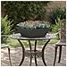 Vaso a Ciotola da Giardino 5 pcs Nero 50 x 50 x 15 cm Acciaio - Foto miniatura 2