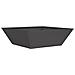 Vaso a Ciotola da Giardino 5 pcs Nero 50 x 50 x 15 cm Acciaio - Foto miniatura 5