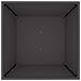 Vaso a Ciotola da Giardino 5 pcs Nero 50 x 50 x 15 cm Acciaio - Foto miniatura 8