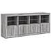 Credenza con Luci LED Grigio Sonoma 163x37x67 cm - Foto miniatura 5