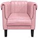 Poltrona Rosa in Velluto - Foto miniatura 4