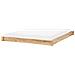Letto Senza Testata Legno Antras 180 X 200 Cm Marrone Chiaro - Foto miniatura 2