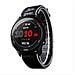 Cinturino In Nylon Bianco E Nero Compatibile Con Garmin 255/265/venu3/965/fenix 8/7  22 Mm - Foto miniatura 1