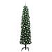 Albero di Natale artificiale con 300 LED Verde 240 cm - Foto miniatura 3