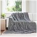 Coperte da Pile 6 pcs Grigio scuro 270 x 240 cm Panno - Foto miniatura 2