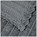 Coperte da Pile 6 pcs Grigio scuro 270 x 240 cm Panno - Foto miniatura 6