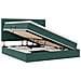 Letto con contenitore e LED Verde Scuro 180 x 200 cm Velluto - Foto miniatura 1