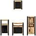 Set di mobili per il bagno 4 pcs Legno di mango massello - Foto miniatura 8