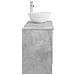Set di mobili per il bagno 2 pcs Grigio Cemento - Foto miniatura 7