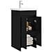 Mobile da bagno con lavabo Rovere Nero 42 x 40 x 84,5 cm - Foto miniatura 2