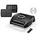 Gaufrier 4 Gaufres 4 waffle 1700 W Nero - Foto miniatura 1