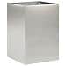 Vaso da giardino 2 pz Argento 40 x 40 x 75 cm Acciaio Inox - Foto miniatura 3
