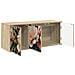 Mobile TV da Parete BORNE 102 x 33 x 40 cm Rovere Sonoma - Foto miniatura 2