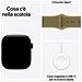 Watch Series 12 GPS, cassa 42 mm in alluminio color bronzo scuro con cinturino Sport oliva - S /M - Foto miniatura 7