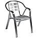 Poltrona Impilabile In Alluminio Con Doppio Tubo - Foto miniatura 2