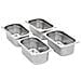 Contenitori Per Alimenti 8 Pz Gn 1/4 100 Mm In Acciaio Inox - Foto miniatura 2