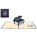 Biglietto D'auguri Origamo ''pianoforte'' - Foto miniatura 1