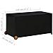 Contenitore da Giardino Nero 120x65x61 cm in Polyrattan - Foto miniatura 6