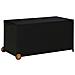 Contenitore da Giardino Nero 120x65x61 cm in Polyrattan - Foto miniatura 1