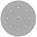Soffione Doccia Led A Soffitto Installazione Da Incasso Acciaio Inox Tondo - Foto miniatura 1