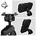 Supporto Impermeabile Per Bicicletta Con Copertura Per Smartphone Da 3,5'' A 6,9, Nero - Foto miniatura 9