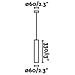 Lampada A Sospensione Nera 1x Gu10 - Foto miniatura 3
