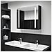 Armadietto Bagno con Specchio e LED 89x14x62 cm - Foto miniatura 3