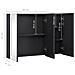 Armadietto Bagno con Specchio e LED 89x14x62 cm - Foto miniatura 4