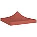 Tetto Per Tendone Per Feste 3x3 M Terracotta 270 G / m - Foto miniatura 1