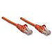 Network Cable, Cat6, UTP, 2x RJ-45, M / M, 7 ft. (2.0 m) , Orange - Foto miniatura 3