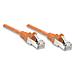 Network Cable, Cat6, UTP, 2x RJ-45, M / M, 7 ft. (2.0 m) , Orange - Foto miniatura 4
