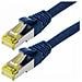 Cat 6a S / FTP 0.5 m, Cat6a, RJ-45, RJ-45, Maschio / maschio, Blu - Foto miniatura 1
