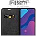 Custodia Compatibile Con Honor 9a In Rosso Mela - Coperchio Protettiva Con Chiusura Magnetica, Funzione Stand E Tasca Per Le Carte - Foto miniatura 4