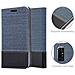 Custodia Compatibile Con Honor 30 In Blu Scuro Nero - Coperchio Protettiva Con Chiusura Magnetica, Funzione Stand E Tasca Per Le Carte - Foto miniatura 6