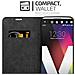Custodia Compatibile Con Lg V20 In Grigio Titanio - Coperchio Protettiva Con Chiusura Magnetica, Funzione Stand E Tasca Per Le Carte - Foto miniatura 3