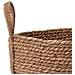 Set Di 3 Cestini Con Manici, Colore Marrone, Uso Universale, Varie Misure, Cestini Intrecciati - Foto miniatura 2